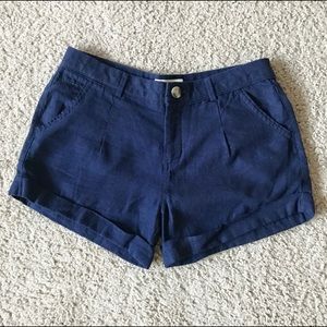 Shine K Navy Blue Shorts